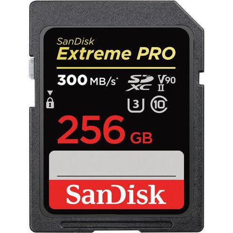 SanDisk 256GB Extreme PRO UHS-II SDXC Memory Card - QATAR4CAM