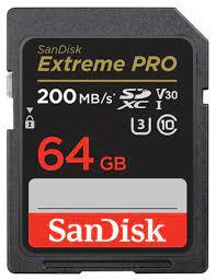 SanDisk 64GB Extreme PRO UHS-I SDXC Memory Card 200MB/S - QATAR4CAM