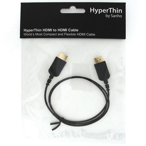SANHO HYPERTHIN HDMI CABLE (2.6', BLACK) - QATAR4CAM