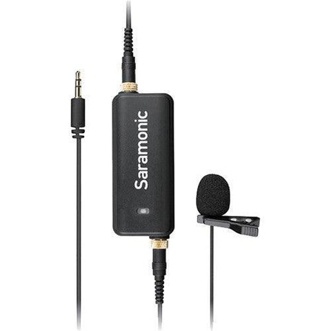 Saramonic LavMic Omnidirectional Lavalier Microphone with 2-Input Audio Mixer - QATAR4CAM