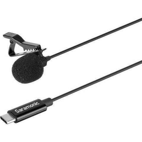 Saramonic LavMicro U3B Omnidirectional Lavalier Microphone with USB Type-C Connector for Android Devices (19.6' Cable) - QATAR4CAM