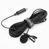 Saramonic LavMicro U3B Omnidirectional Lavalier Microphone with USB Type-C Connector for Android Devices (19.6' Cable) - QATAR4CAM