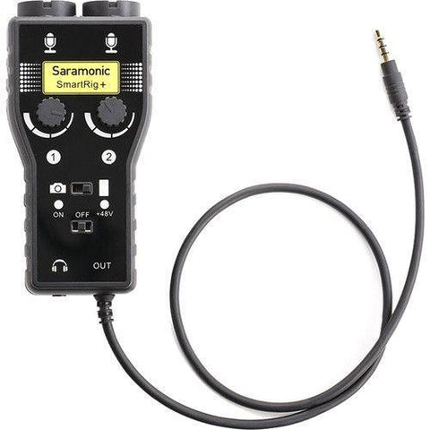 Saramonic SmartRig+ 2-Channel XLR Microphone Audio Mixer - QATAR4CAM