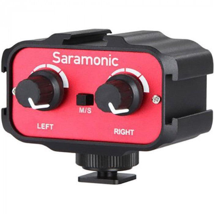 Saramonic SR-AX100 Passive 2-Channel Audio Adapter For DSLR Cameras - QATAR4CAM