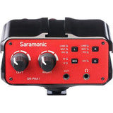 Saramonic SR-PAX1 Two-Channel Audio Mixer, Preamp, Microphone Adapter - QATAR4CAM