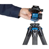 Sirui AM-284 4-Section Carbon Fiber Tripod with A10R Ball Head - QATAR4CAM
