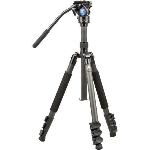 Sirui ET-1204 Carbon Fiber Tripod with VA5 Video Head Kit - QATAR4CAM