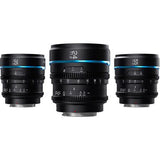 Sirui Night Walker T1.2 S35 Cine 3-Lens Set (E-Mount, Black) - QATAR4CAM
