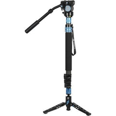 Sirui P-325FL 5-Section Carbon Fiber Monopod with VH-10 Video Head