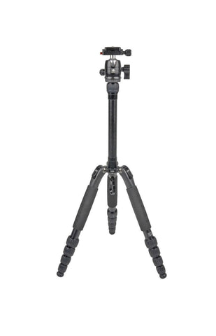 Sirui T-005SK T-0S Series Travel Tripod with B-00 Ball Head (Black, Aluminum) - QATAR4CAM