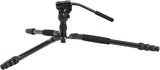 SIRUI T04S Series Aluminum Tripod with VA-5 Compact Fluid Video Head - QATAR4CAM