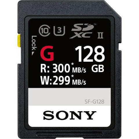Sony 128GB SF-G Series UHS-II SDXC Memory Card - QATAR4CAM