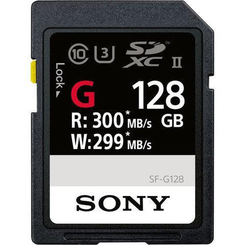 Sony 128GB SF-G Series UHS-II SDXC Memory Card - QATAR4CAM