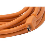 Tether Tools TetherPro USB 2.0 Type-A Male to Mini-B Male Cable (15', Orange) - QATAR4CAM
