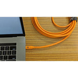 Tether Tools TetherPro USB Type-C Male to 8-Pin Mini-USB 2.0 Type-B Male Cable (15', Orange) - QATAR4CAM