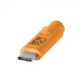 TetherPro USB Type-C Male To USB Type-C Male Cable (15', Orange) - QATAR4CAM