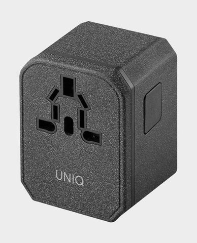 Uniq Voyage PD World Adapter PD33 – Charcoal - QATAR4CAM