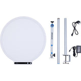 Aputure Amaran Verge Max Bi-Color Round LED Light Panel Kit (White)