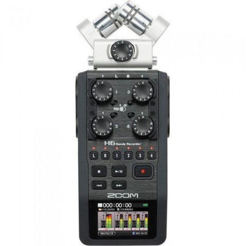 Zoom H6 Handy Recorder with Interchangeable Microphone جهاز تسجيل (زوم ه٦) - QATAR4CAM