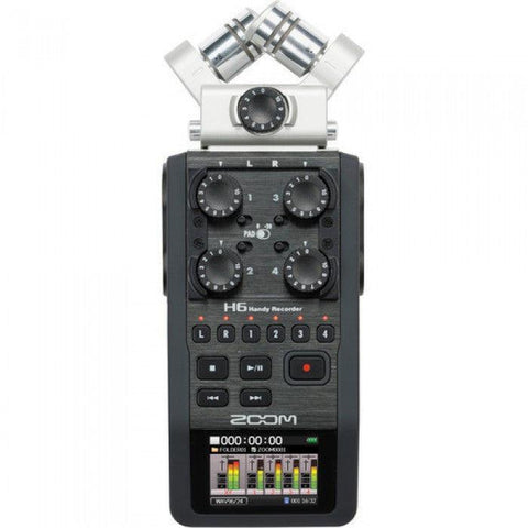 Zoom H6 Handy Recorder with Interchangeable Microphone جهاز تسجيل - QATAR4CAM