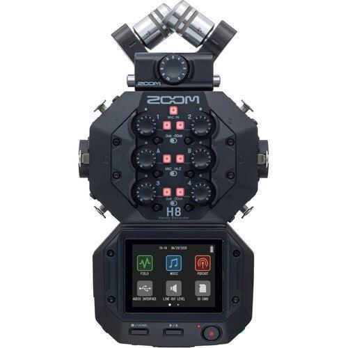 Zoom H8 8-Input / 12-Track Portable Handy Recorder - QATAR4CAM